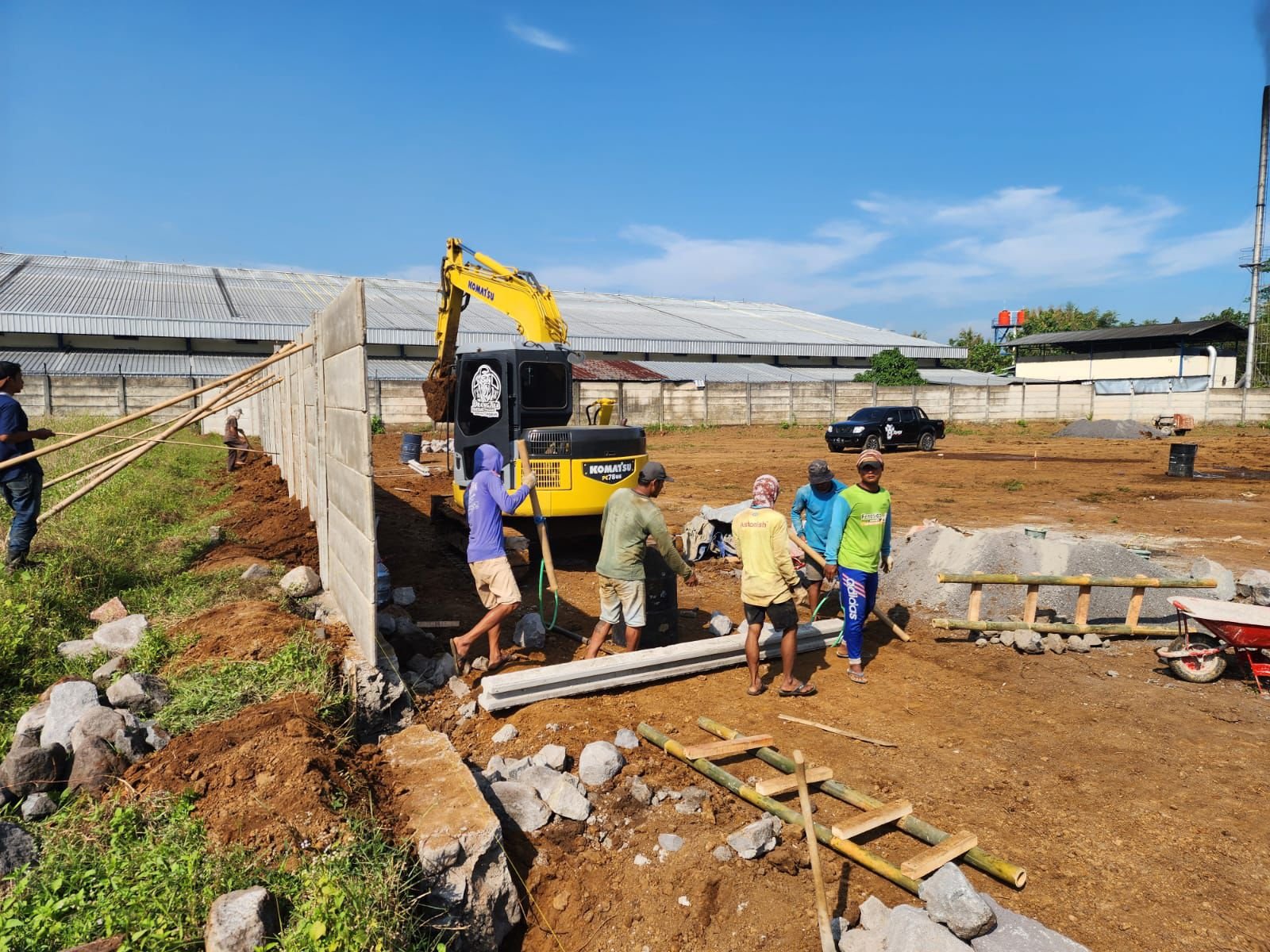 pagar panel beton - Atlas Konstruksi Nusantara