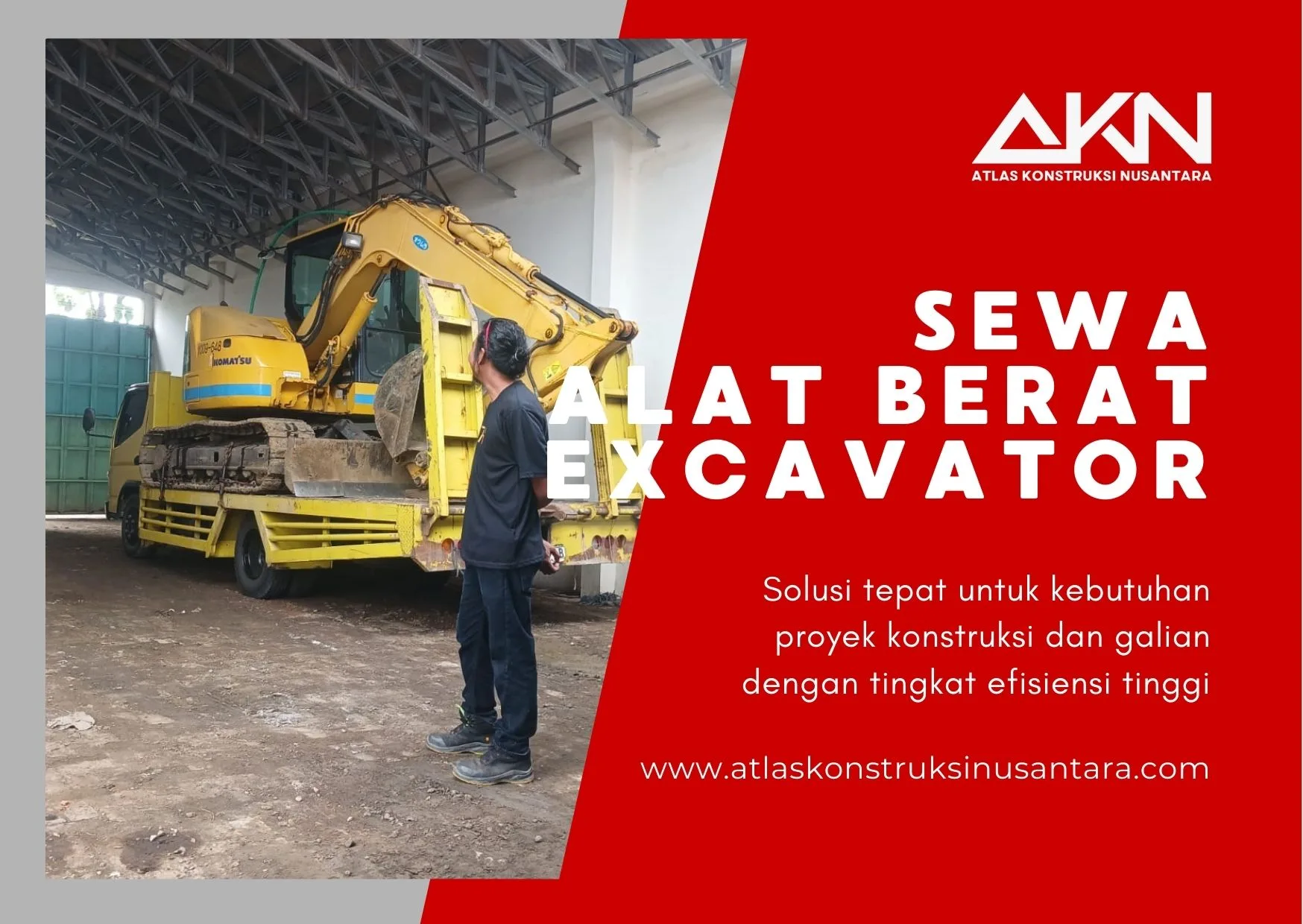 Sewa Excavator Kendal 2026 – Profesional Termurah