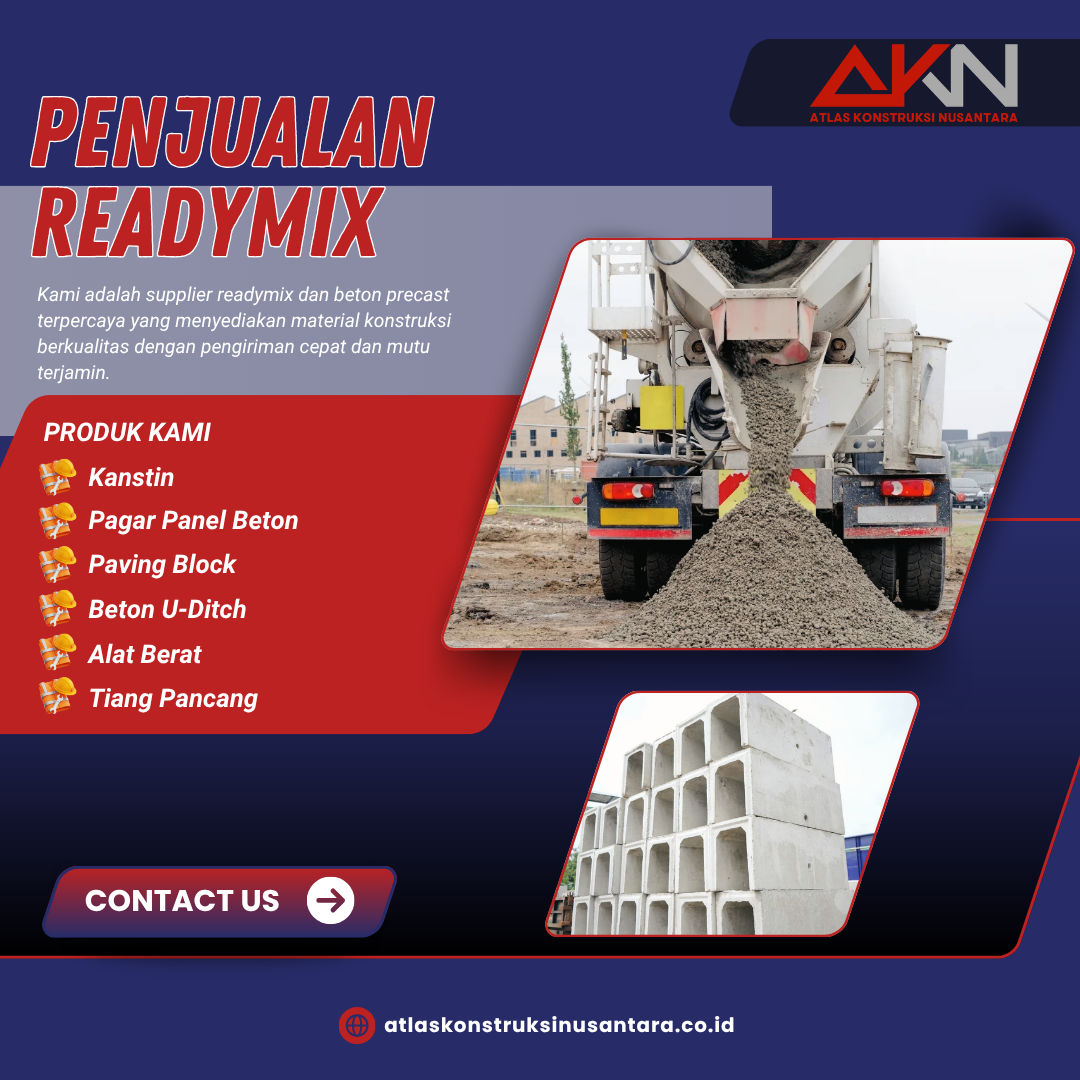 Penjualan Readymix Beton Cor Harga Kompetitif