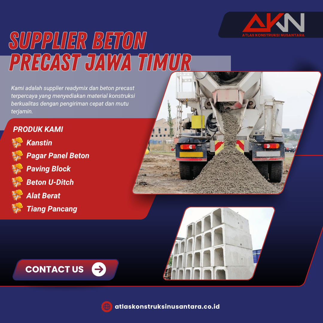 Supplier beton precast Jawa Timur