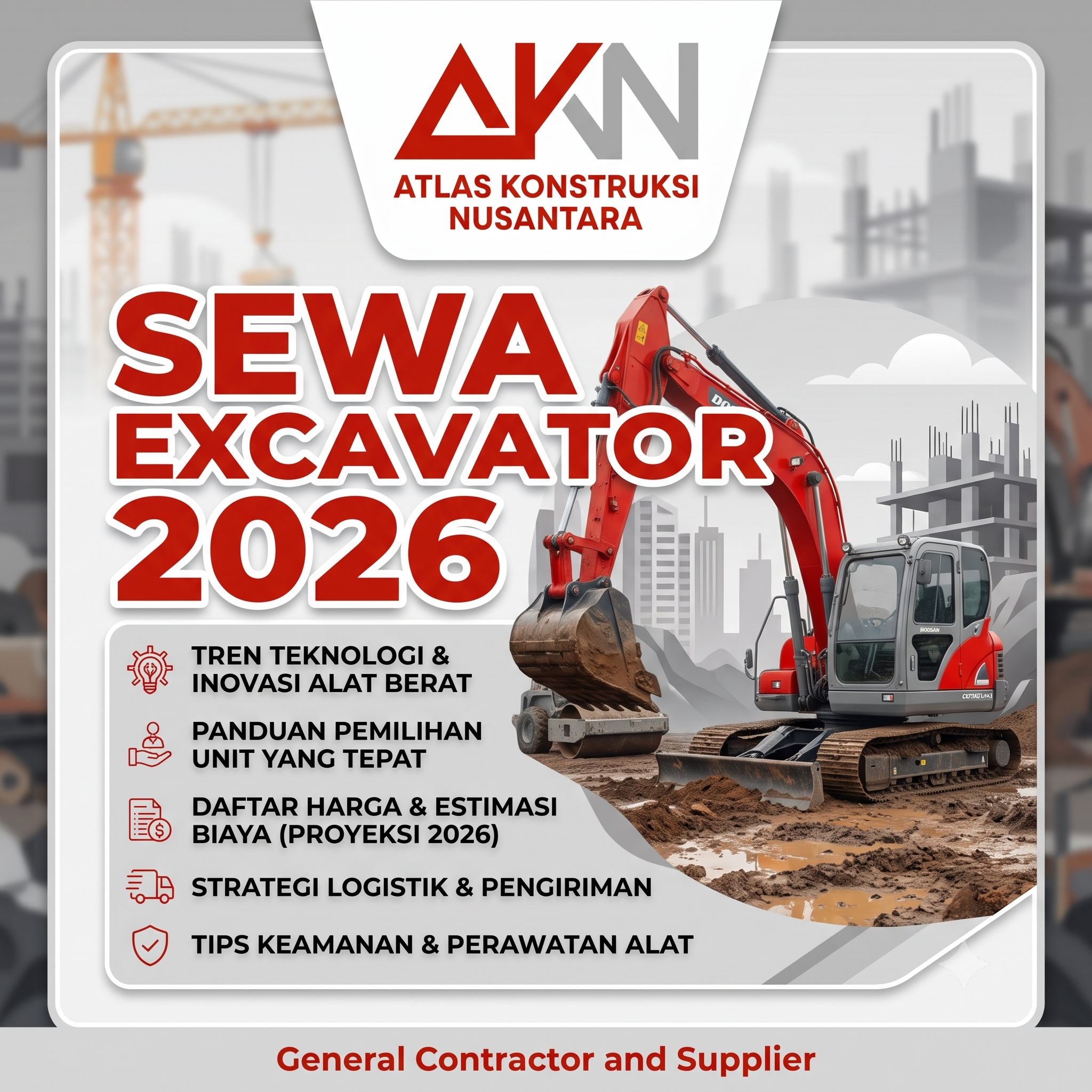 Sewa Excavator Semarang 2026